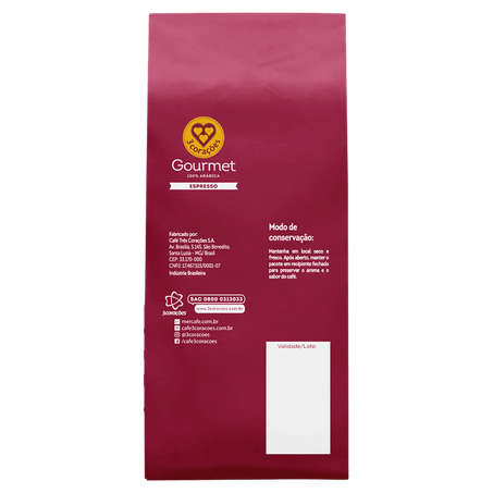 CAFE 3 CORACOES GOURMET ESPRESSO 500G 360-1