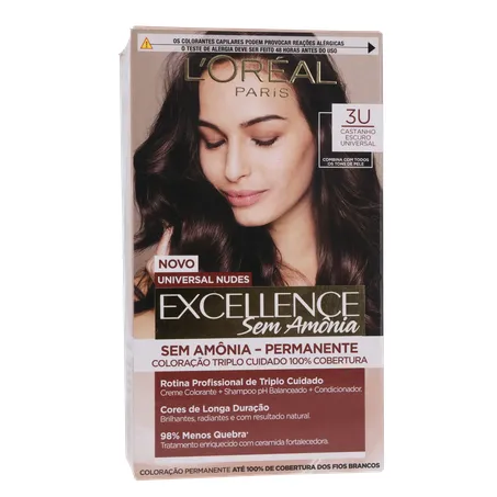 TINTA DE CABELO LOREAL IMEDIA SEM AMONIA 3 CASTANHO ESCURO 360-35