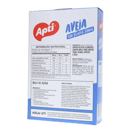 Aveia Apti Flocos Finos Caixa 150g 
  360-20
