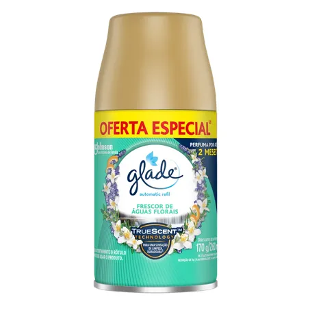 Odorizador Glade Automatic Frescor de Aguas Florais 269ml Oferta Especial Refil