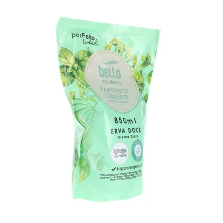 Sabonete liquido bello erva doce ref. 850ml 360-32