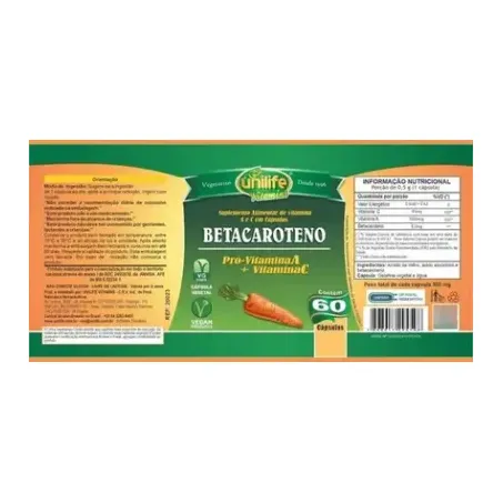 Betacaroteno Unilife 60cps 360-1