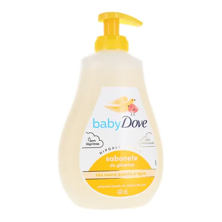 Sabonete Líquido Baby Dove Hidratação Glicerinada da Cabeça aos Pés Frasco 400ml 360-34
