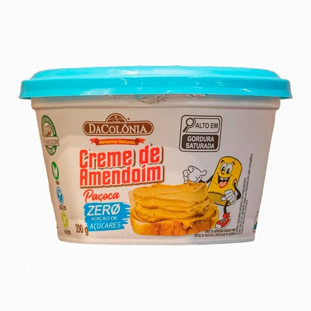 CREME DE AMENDOIM ZERO PAÇOCA 200G DACOLONIA