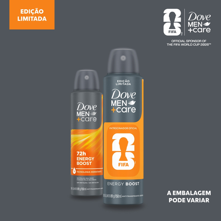 Dove Desodorante MenCare Aerosol Energy Boost 150ml 360-6