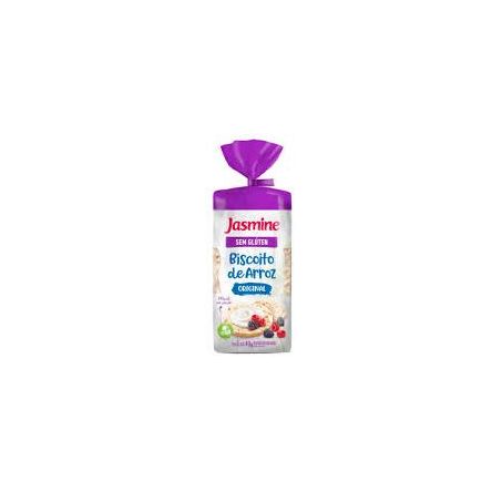 Biscoito de arroz jasmine sem gluten original 90g