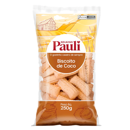 BISCOITO PAULI 270G COCO