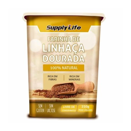 Farinha linhaça dourada natura life 200g