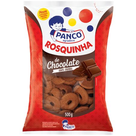 Bisc Panco Rosquinhas 500g Chocolate