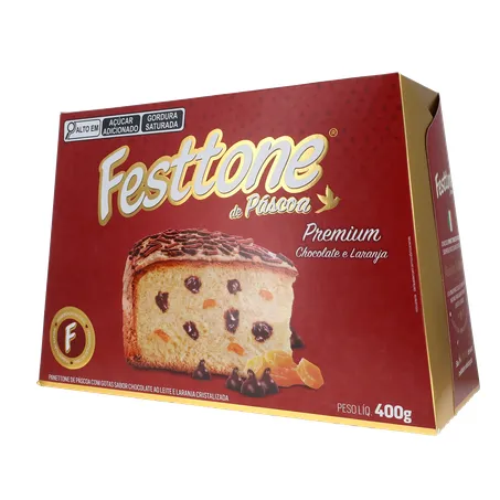 Panettone de Páscoa Festtone Chocolate e Laranja Cristalizada 400G 360-3