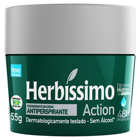 Creme Desodorante Herbíssimo 55g