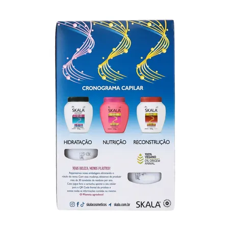 Kit Shampoo + Condicionador 325ml Cada Skala Bomba de Vitaminas Caixa com 2un - 650ml 360-18