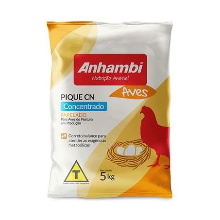 Ração para aves anhambi pique cn concentrado farelado 5kg