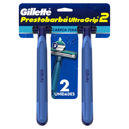 Aparelho Prestobarba UltraGrip Regular - Com 2 Aparelhos