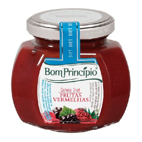GELEIA BOM PRINCIPIO DIET FRUTAS VERMELHAS 230G