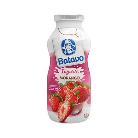 Iogurte batavo gfa morango 170gr