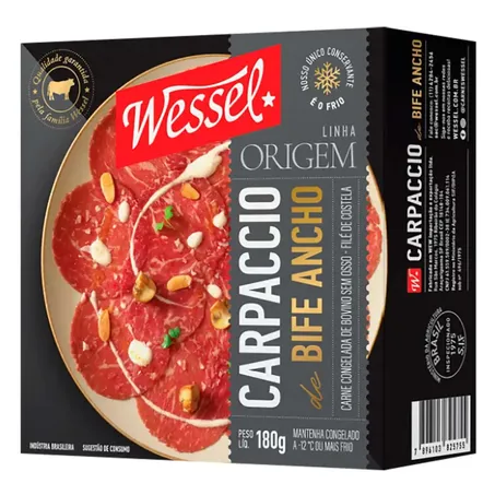 Carpaccio bife ancho wessel 180g