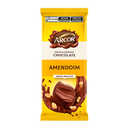 CHOC ARCOR 80G AMENDOIM