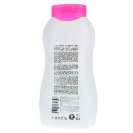 Loção hidratante denomax rosa mosqueta argan 470g 360-19