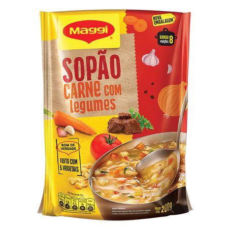 SOPÃO CARNE COM LEGUMES MAGGI