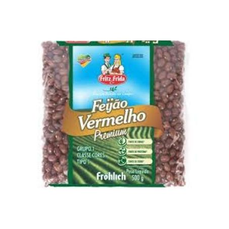 Feijão fritz e frida 500g vermelho