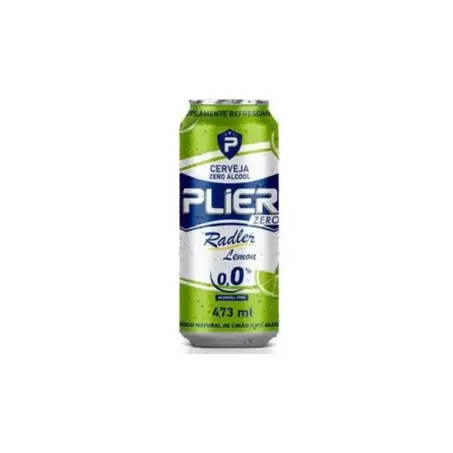 Cerveja zero limão plier lt 473ml