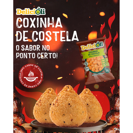 Salg Delicioli Frito Cong. 400g Coxinha De Costela