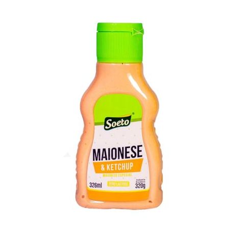 MAIONESE E KETCHUP SOETO 320GR