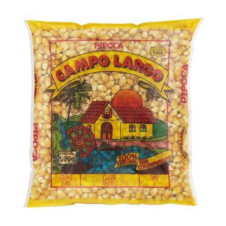 Milho de Pipoca Campo Largo 500g - Importado