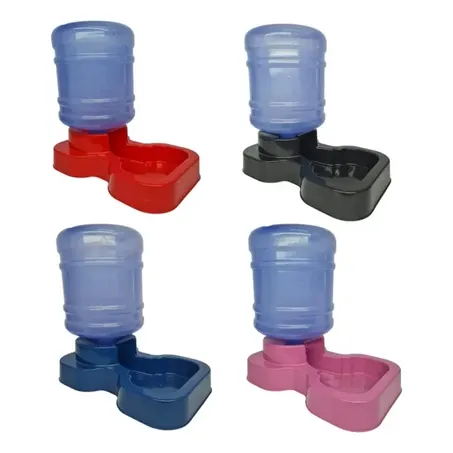 Bebedouro Automático Maxi Vermelho Com Garrafão 10lts 360-1