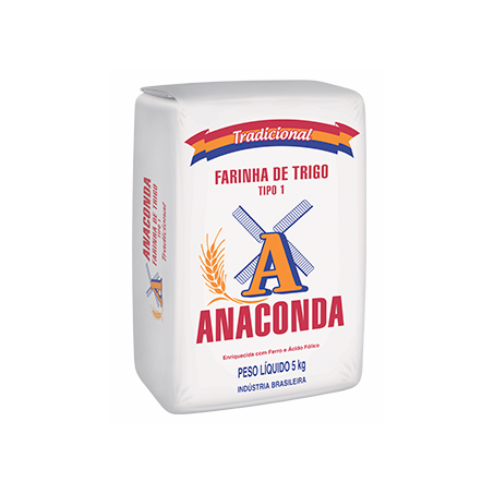 Farinha Trigo Anaconda Tradicional 5kg 
 
