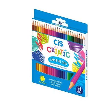 LAPIS COR CIS PLASTIC C 24