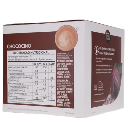 Cápsula Nescafé Dolce Gusto Chococino 10un 150g 
  360-12