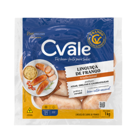 LINGUICA DE FRANGO CVALE 1KG