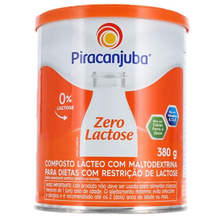 Composto lacteo piracanjuba zero 380g