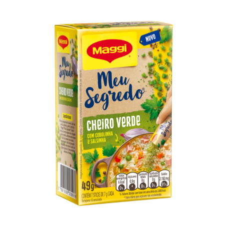 Tempero maggi meu segredo cheiro verde c/7 49g