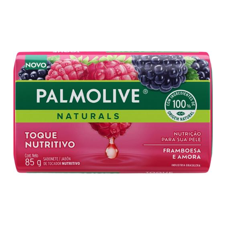 SABONETE PALMOLIVE NUTRITIVO FRAMBOESA&AMORA 85G