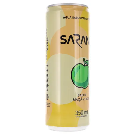ÁGUA SABORIZADA COM GÁS SARANDI MAÇA VERDE LATA 350ML 360-32