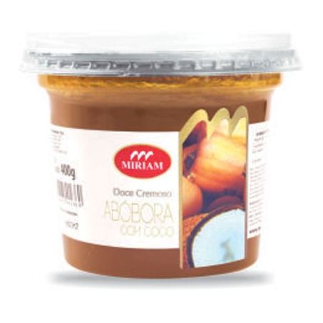Doce cremoso miriam 400g abobora c/coco