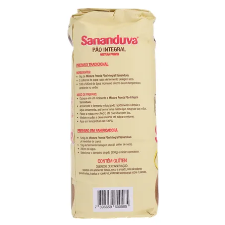 Farinha mistura sananduva integral 1kg 360-3