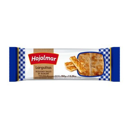 BISC FOLHADA HOJALMAR 150G LARGUITAS