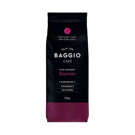 CAFE BAGGIO GOURMET 250G ESPRESSO MOIDO