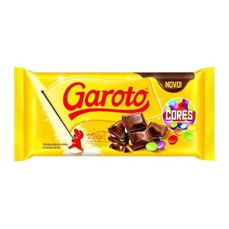 Chocolate garoto 80g colors