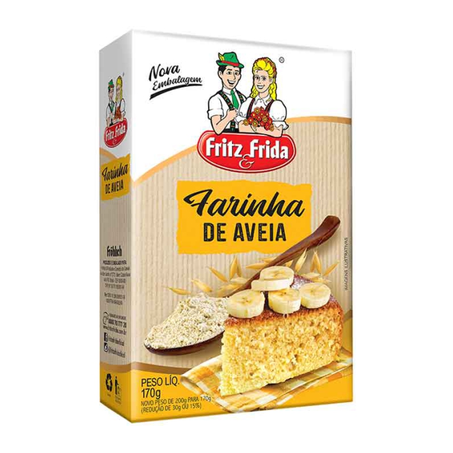 FARINHA DE AVEIA FRITZ&FRIDA 170G