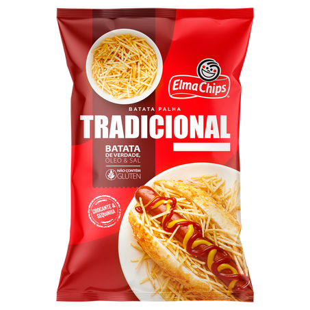 Batata Palha Tradicional Elma Chips Pacote 215g