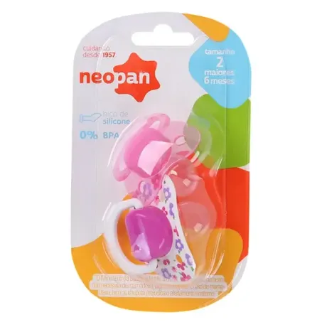 Chupeta Neopan Orto N2 2un Rosa 4032