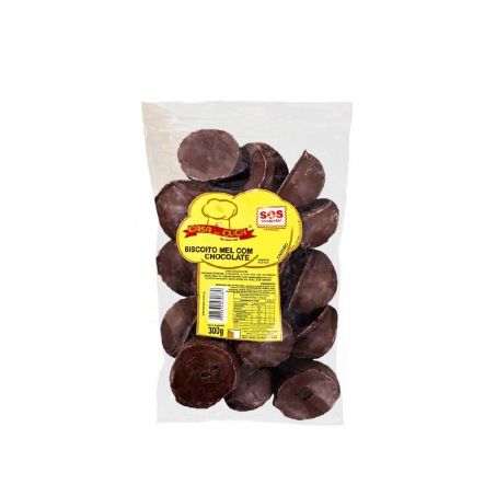 BISCOITO CASA DA CUCA MEL COM CHOCOLATE 300G