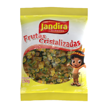 Frutas Cristalizadas Jandira 150g 