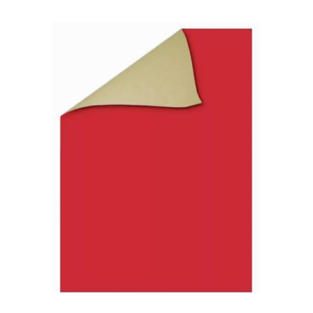 PAPEL CARTAZ 48 X 66CM VERMELHO