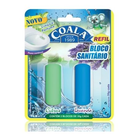 Bloco Sanit.Coala Citrus/Lav.Ref.35g